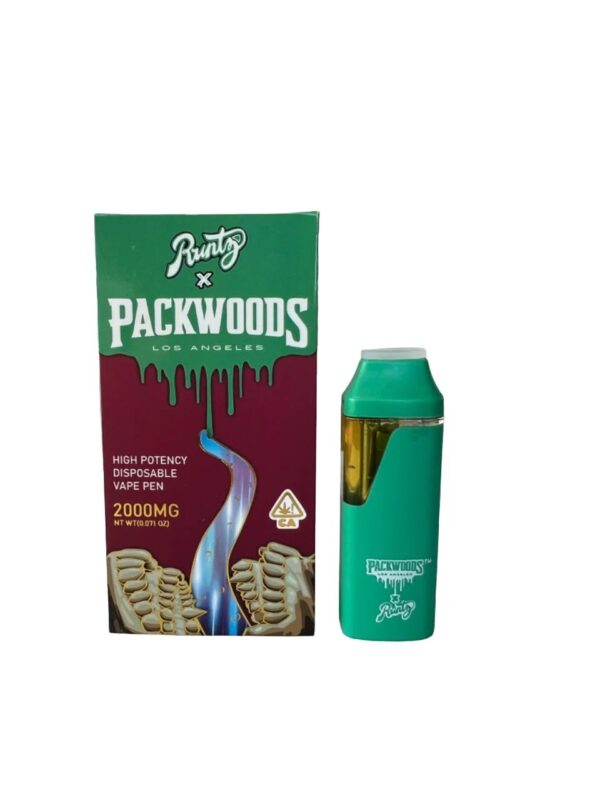 evo dozo mm18000 puffs disposable vape Packwoods Disposable Packwoods X Runtz Forbidden Fruit 2g main image 0